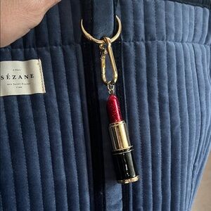 Sephora Baublebar Lipstick Bag Charm / Key Ring Only (bag not included) - NEW